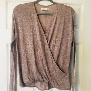 Abercrombie criss-cross sweater